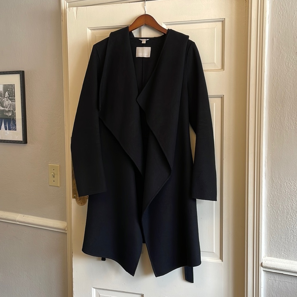 Soia & Kyo Samia Belted Wool Wrap Coat